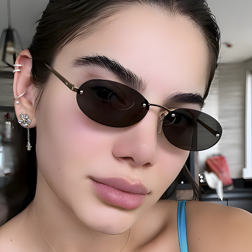 Vela Alta – Frameless Elliptical Luxury Sunglasses