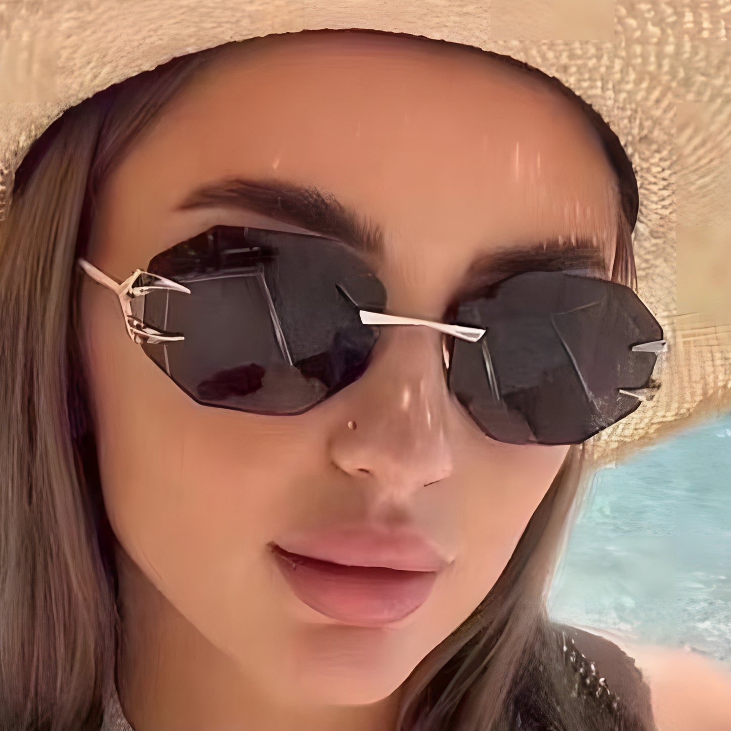 Cascais Claw - Luxury Frameless Sunglasses