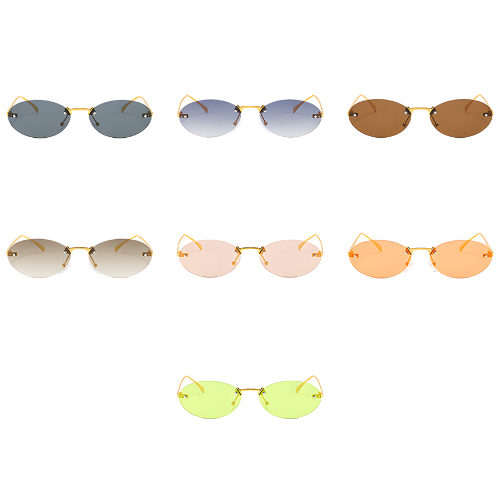 Vela Alta – Frameless Elliptical Luxury Sunglasses