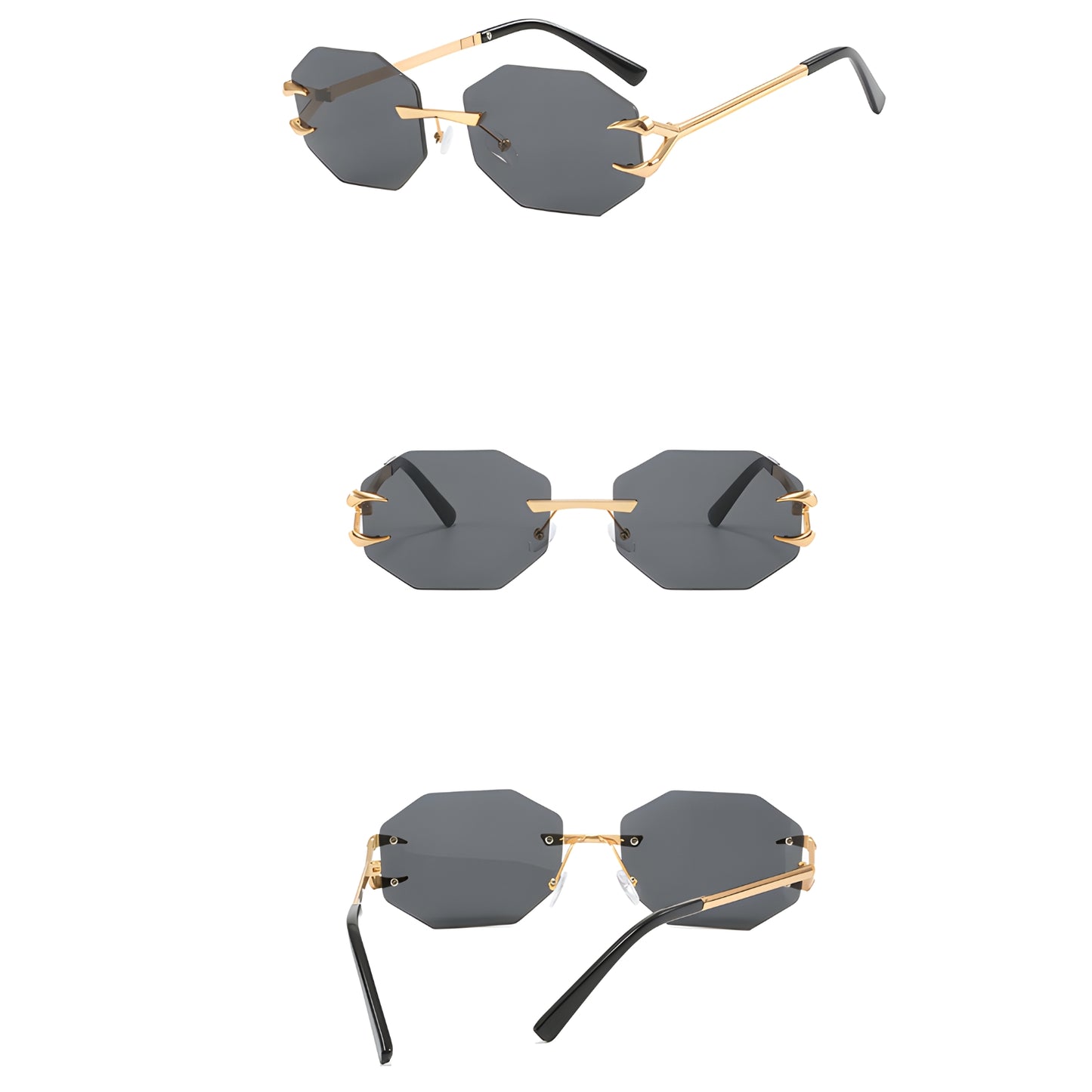 Cascais Claw - Luxury Frameless Sunglasses