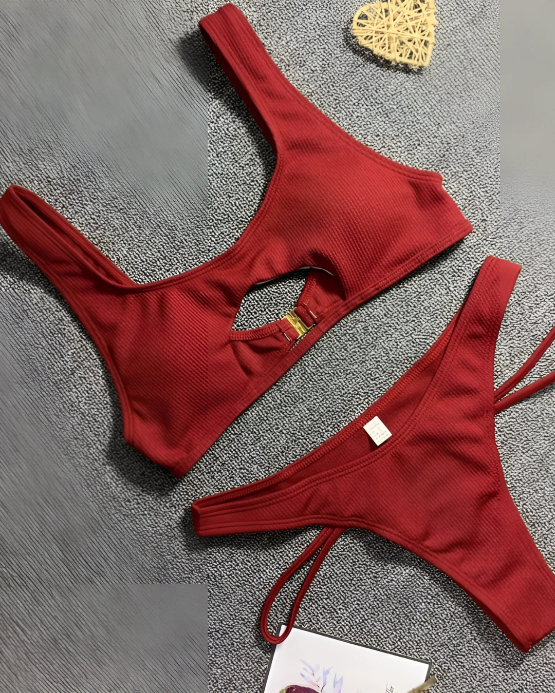 Jasa Bikini - Wine Red
