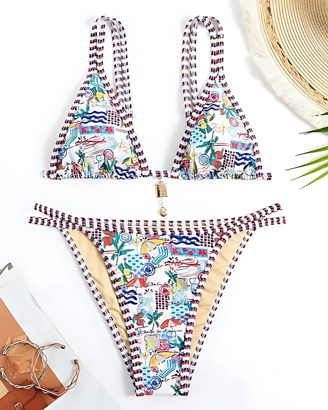 Nicolle Bikini - White